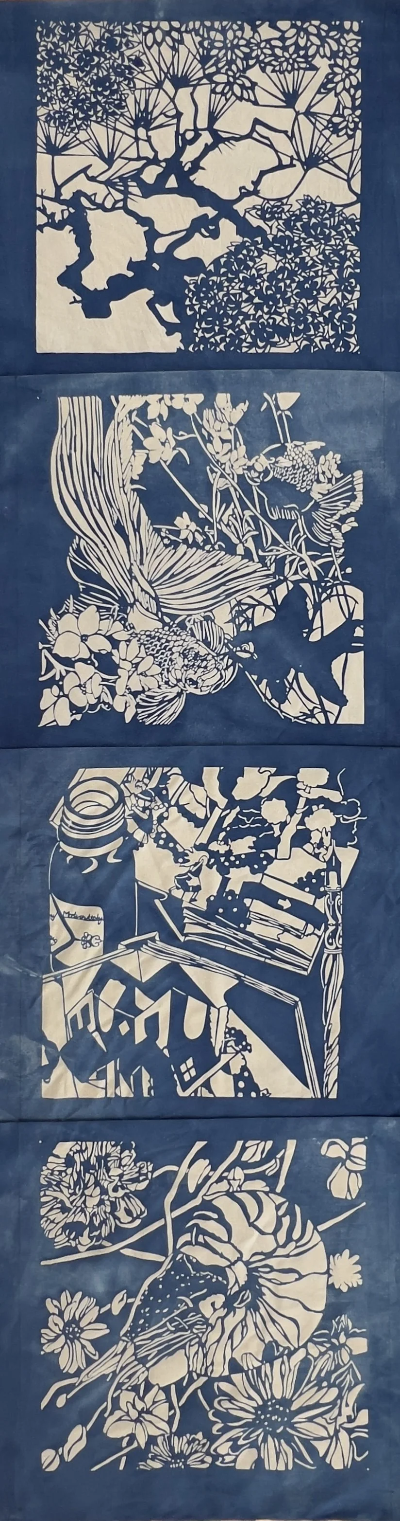 Katazome (Japanese Traditional stencil dyeing) — Japanese